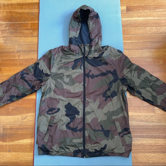 Zine Clothing Other - Zine Camo Windbreaker Jacket Zip-Up